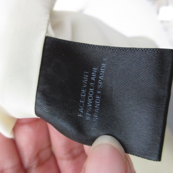 Lafayette 148 New York Blazer Plus 16 Beige Wool Contemporary Academia‎ Preppy - Picture 5 of 10